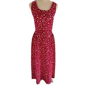 Vintage Y2K Saddle Ridge Maxi Dress Back Lacing Western S